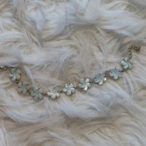 Sterling silver flower bracelet